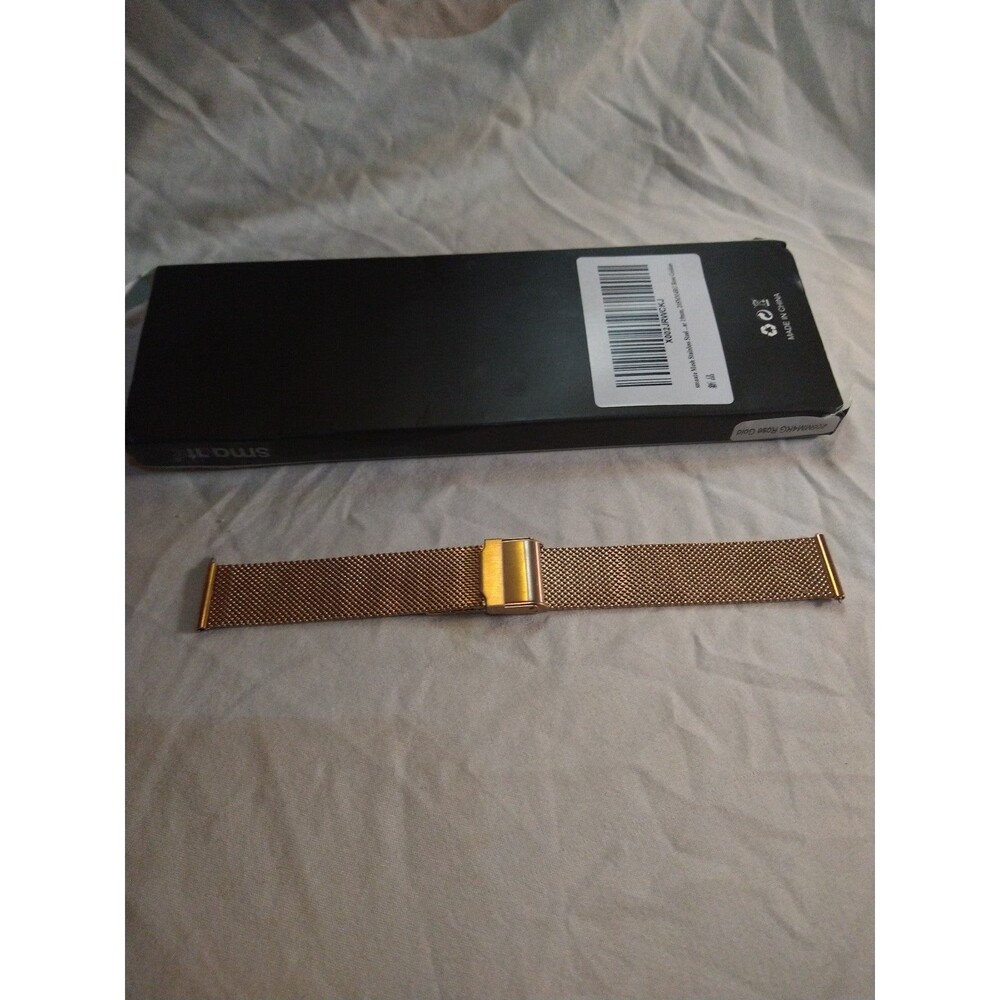 19mm Rose Gold Mesh Watch Band